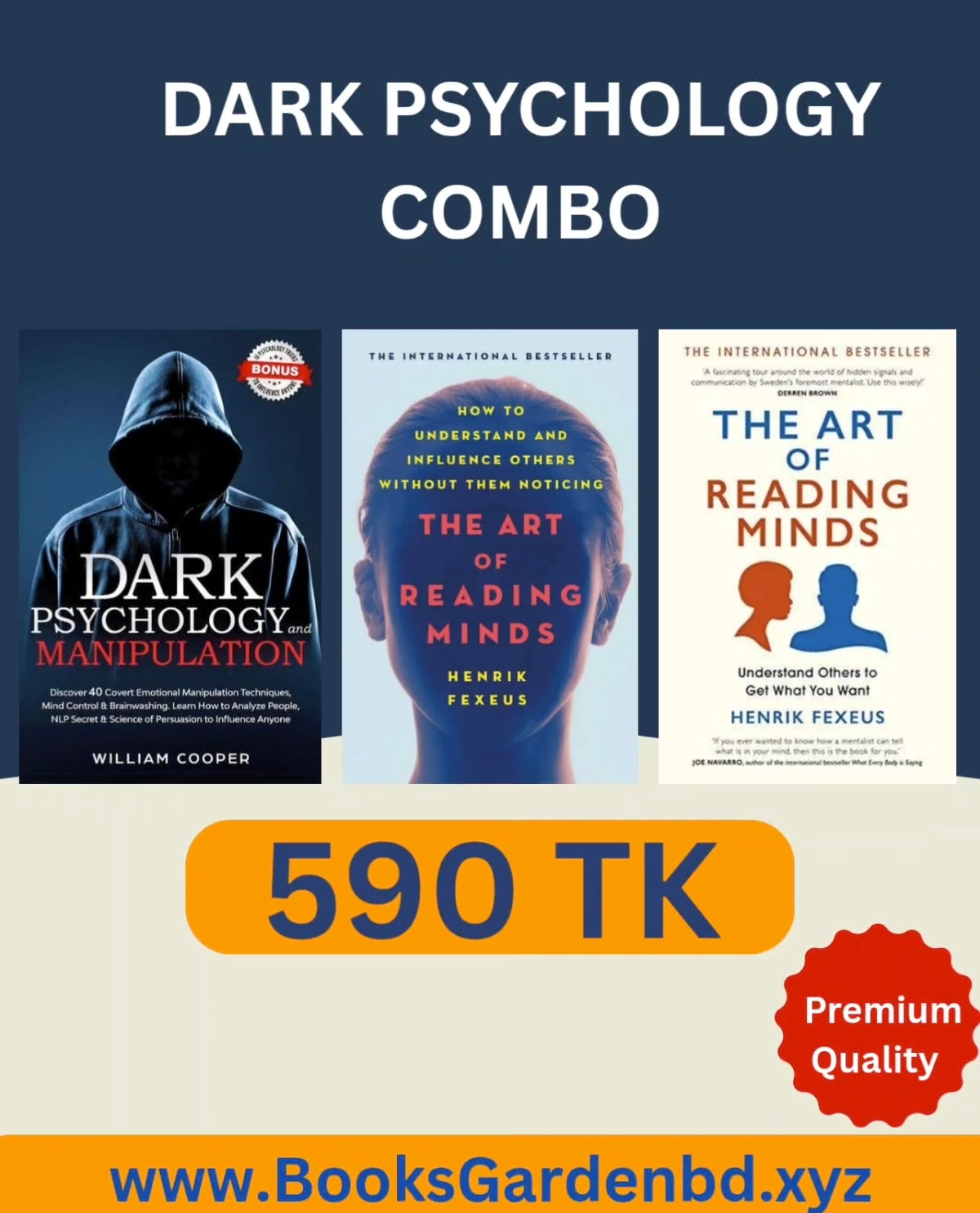 Dark Psychology Combo (Premium Quality)