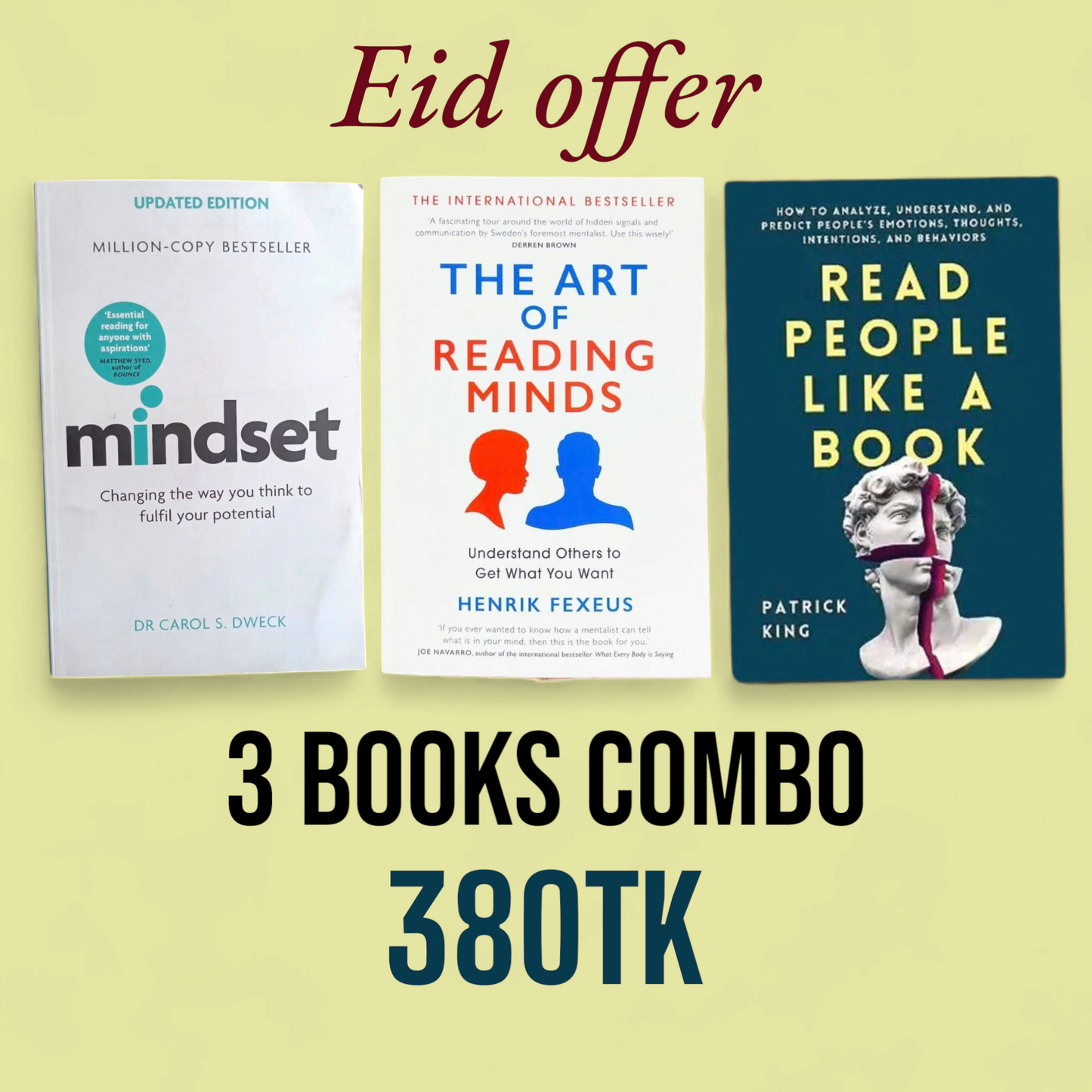 3 Human psychology Book Combo