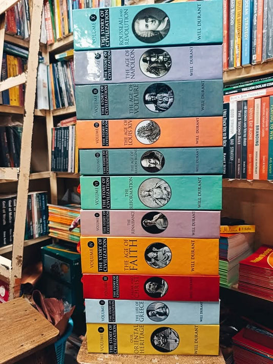 The Story of Civilization by Will Durant - Full 11-Volume Set