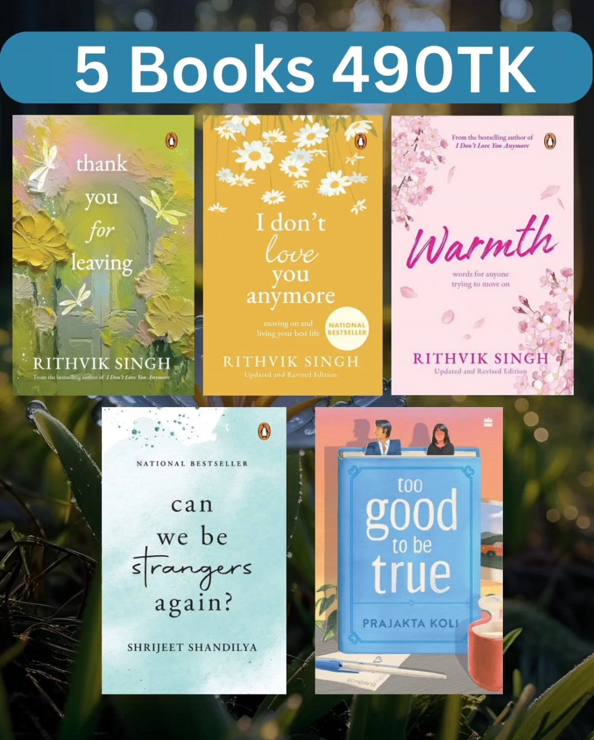Romantic 5 books Combo
